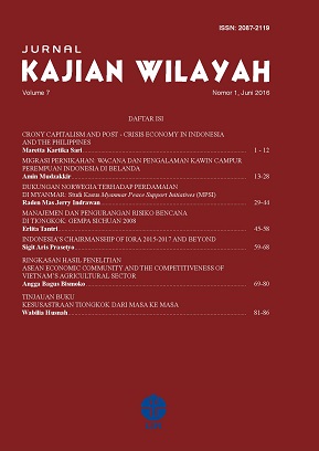 Jurnal Kajian Wilayah